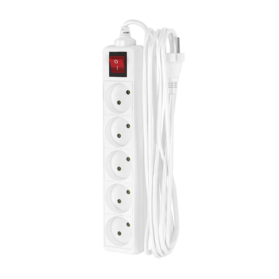 Сетевой удлинитель без катушки 5 м (2200 W) - аренда профессионального оборудования