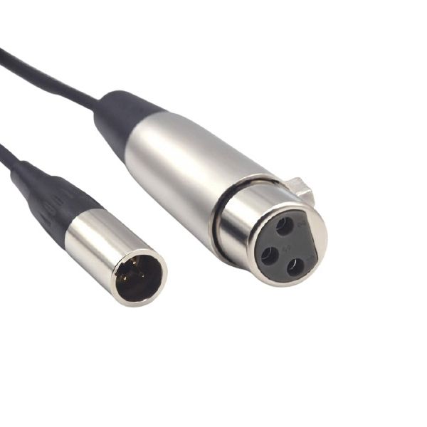 Аудиокабель XLR (F) - miniXLR (M) 0.3 м - аренда профессионального оборудования