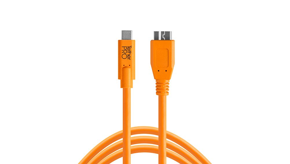 Кабель Tether Tools CUC33RT15-ORG USB 3.0 C(M) - micro-USB B(M) 4.6 м - аренда профессионального оборудования