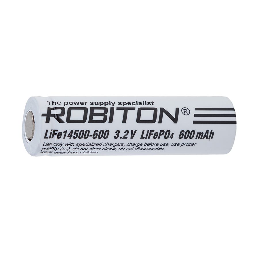 Аккумулятор ROBITON LiFe 14500 600 мАч - аренда профессионального оборудования