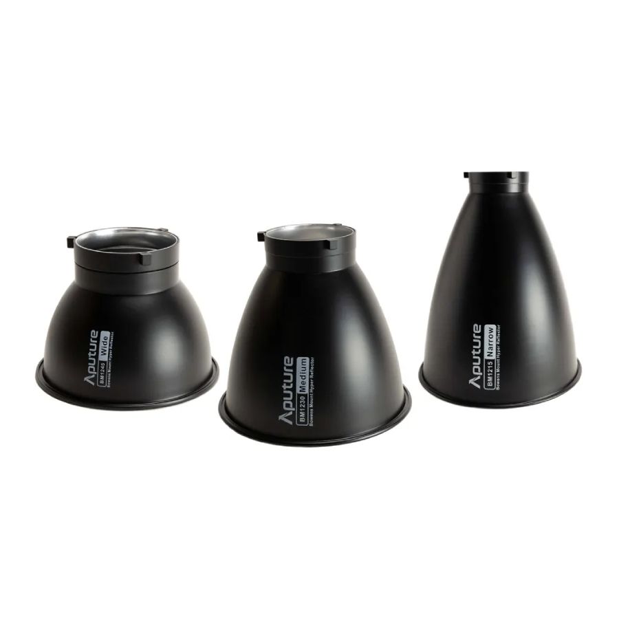Комплект рефлекторов Aputure Bowens Mount Hyper Reflector (байонет Bowens) - аренда профессионального оборудования