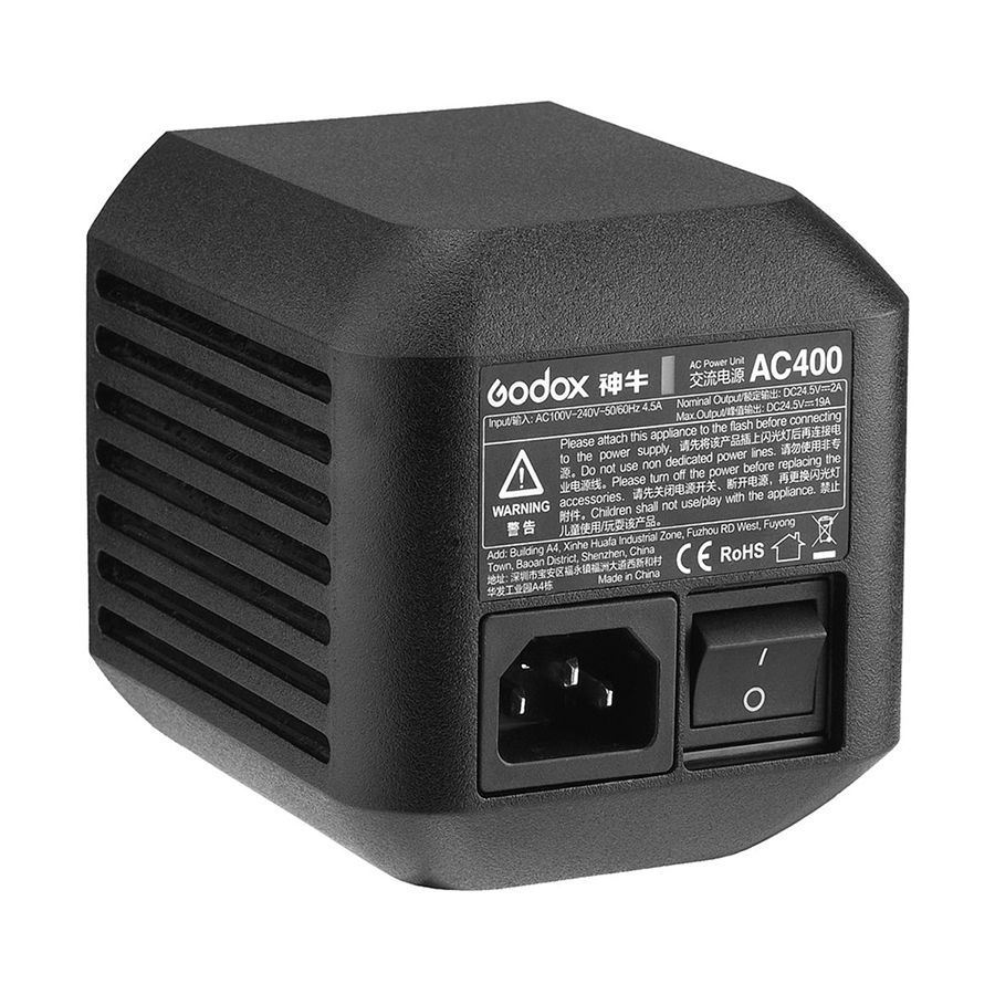 Сетевой адаптер Godox AC400 (для AD400) - аренда профессионального оборудования