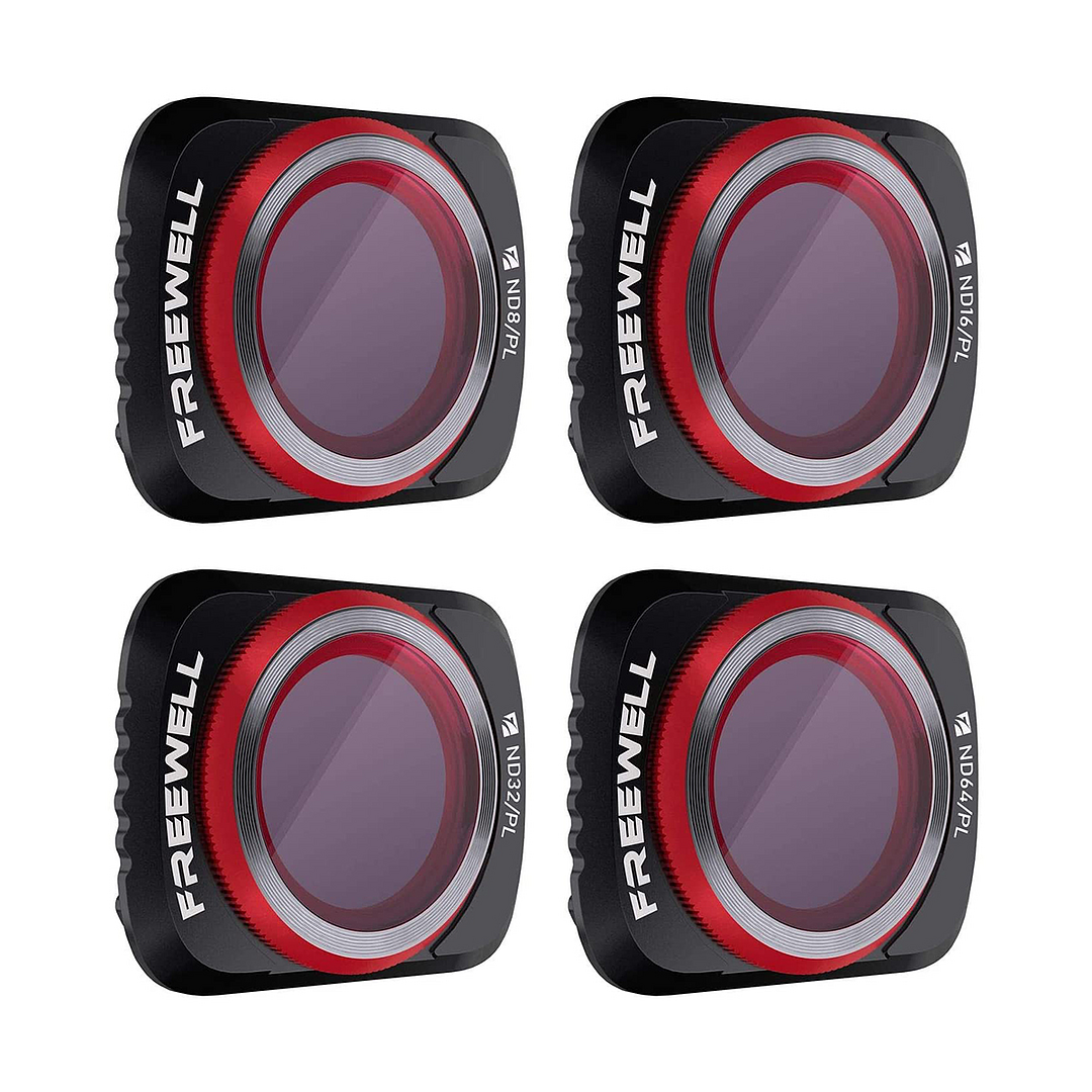 Набор фильтров Freewell для GoPro HERO 9-12 (ND8PL, ND16PL, ND32PL, ND64PL) - аренда профессионального оборудования