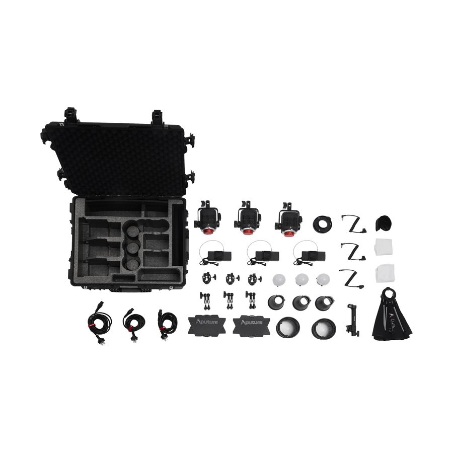 Комплект Aputure STORM 80c 3-Light Kit 1800-20000K - аренда профессионального оборудования