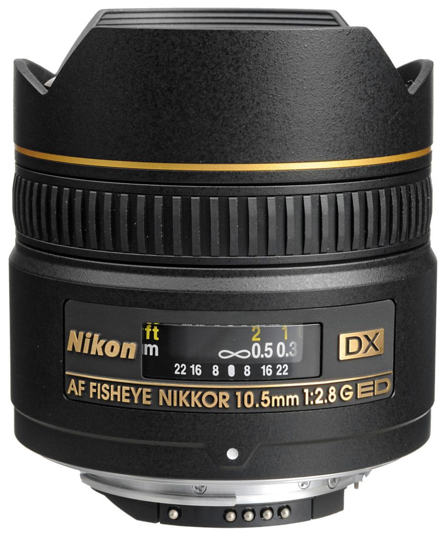 Nikon AF NIKKOR DX 10.5 f/2.8G ED Fisheye - аренда профессионального оборудования