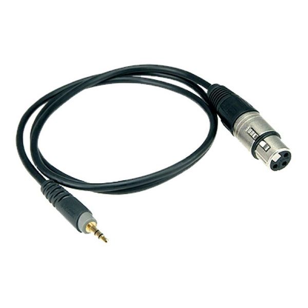 Аудиокабель XLR (F) - miniJack 3.5 (M) 0.5 м - аренда профессионального оборудования