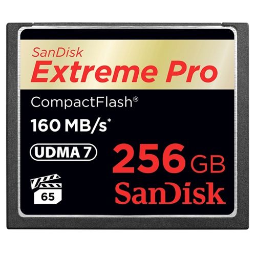 Карта памяти CF 256Gb Sandisk Extreme Pro 160Mb/s - аренда профессионального оборудования