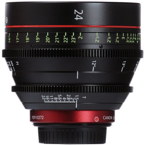 Canon CN-E 24 T1.5 L F Cinema Prime (FF, Canon EF) - аренда профессионального оборудования