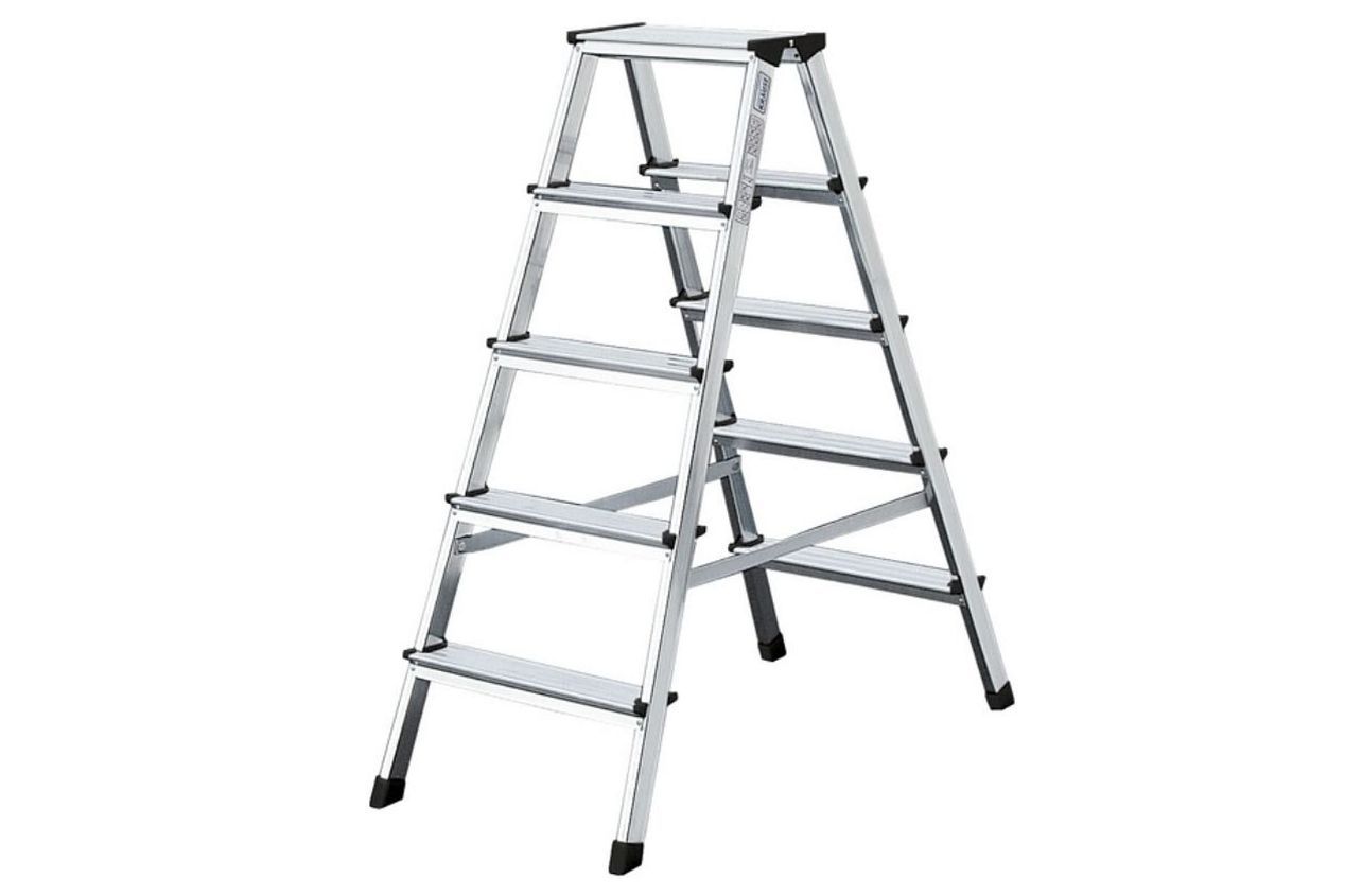 Стремянка двусторонняя Krause DOPPLO 5 ступенек (109 см, до 150 кг) - аренда профессионального оборудования
