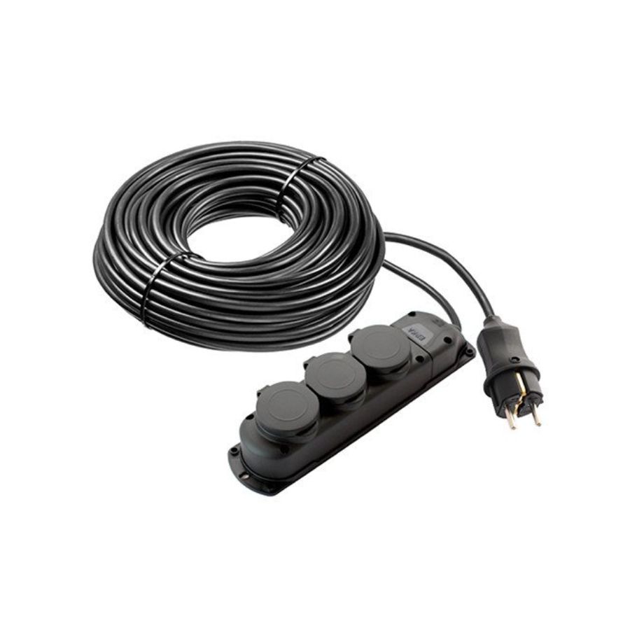 Сетевой удлинитель без катушки 20 м (3000 W) - аренда профессионального оборудования