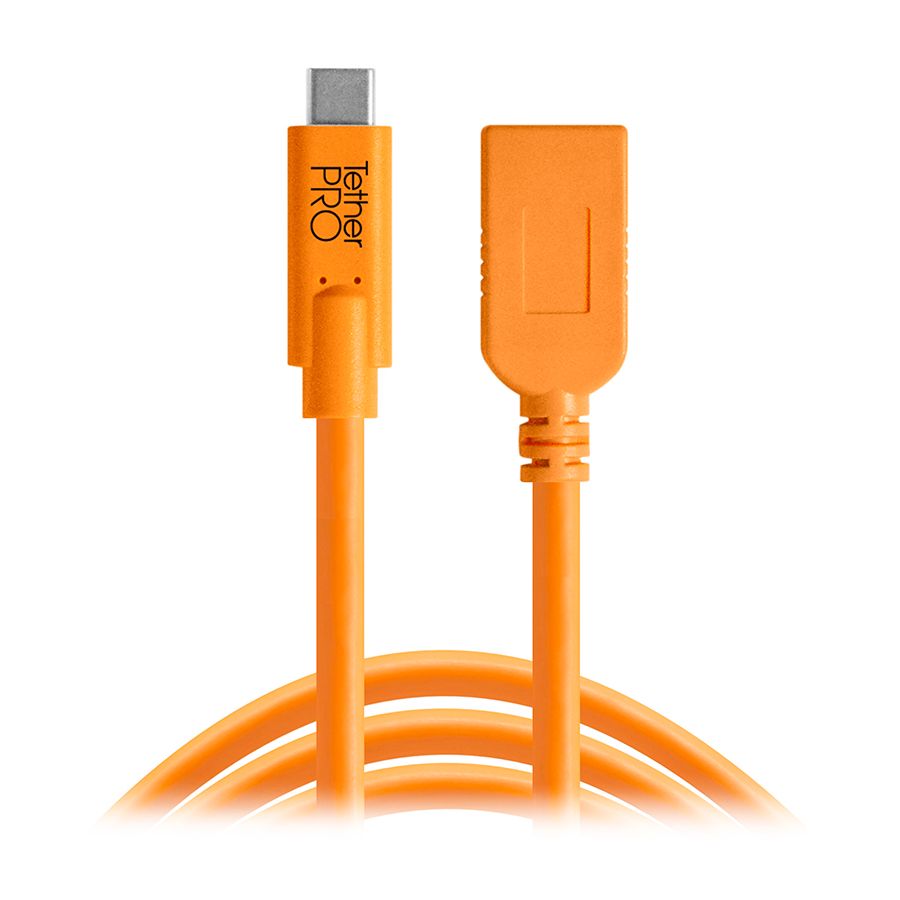 Кабель Tether Tools удлинительный CUCA415-ORG USB 3.0 C(M) - USB A(F) 4.6 м - аренда профессионального оборудования