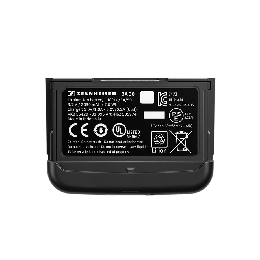 Аккумулятор Sennheiser BA 30 (для AVX-ME2) - аренда профессионального оборудования