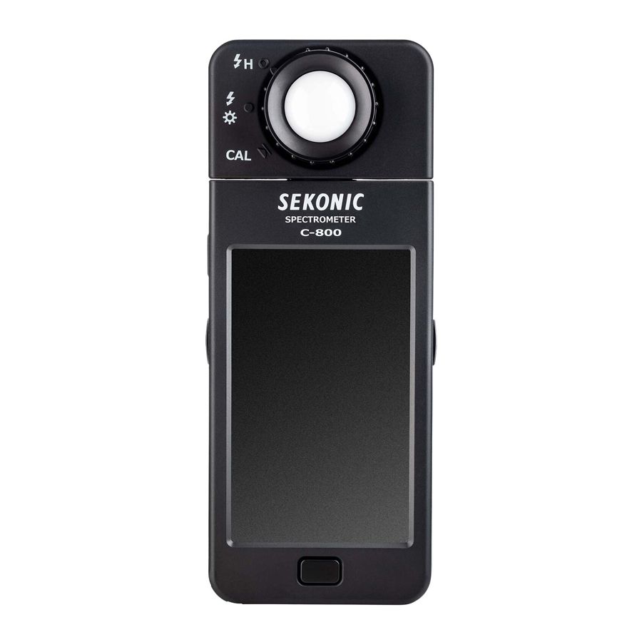 Спектрометр Sekonic C-800 - аренда профессионального оборудования