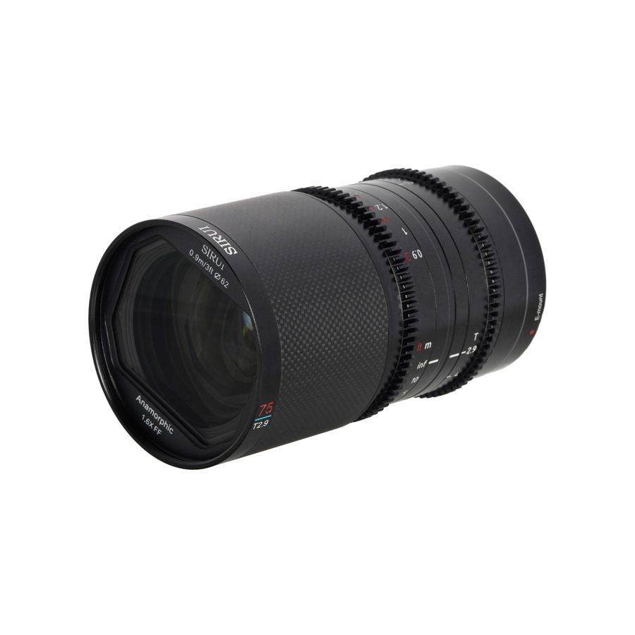 Sirui Saturn 75 T2.9 1.6x Carbon Fiber Anamorphic Lens (FF, Sony E) - аренда профессионального оборудования