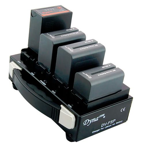 Зарядное устройство Dynacore DV-FSP на 4 аккумулятора SONY NP-F550/770/970 - аренда профессионального оборудования