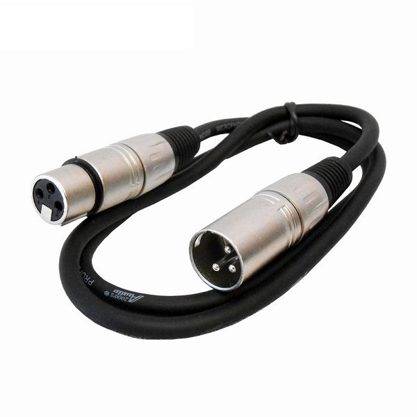 Аудиокабель XLR (M) - XLR (F) 0.3 м - аренда профессионального оборудования