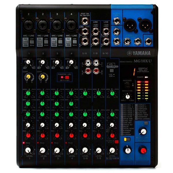 Микшерный пульт Yamaha MG10XU - аренда профессионального оборудования