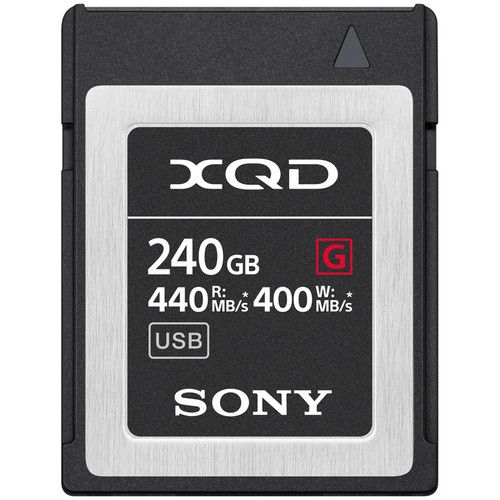Карта памяти XQD Sony 240Gb G Series 440MB/s - аренда профессионального оборудования