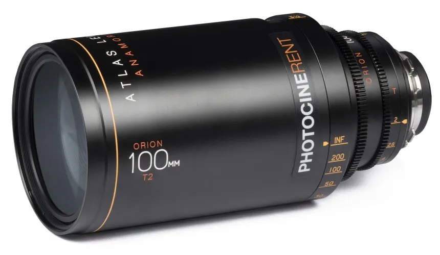 Atlas Orion 100 T2 2x Anamorphic Prime Lens (S35, ARRI PL) - аренда профессионального оборудования