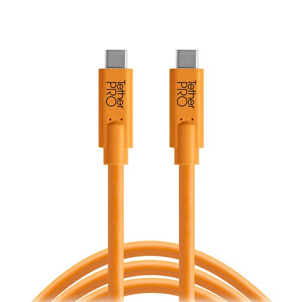 Кабель Tether Tools CUC15-ORG USB 3.0 C(M) - USB C(M) 4.6 м - аренда профессионального оборудования