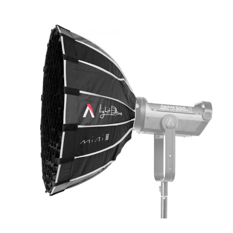Параболический быстрораскладной софтбокс Aputure Light Dome Mini III (Bowens) - аренда профессионального оборудования