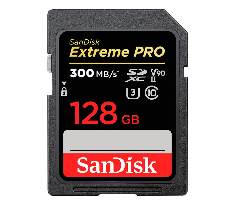 Карта памяти Sandisk SDXC II 128Gb V90 300Mb/s - аренда профессионального оборудования