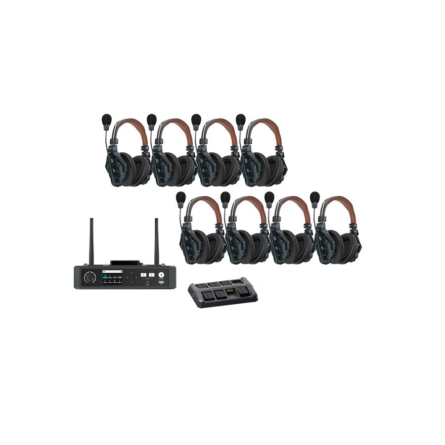 Беспроводной интерком Hollyland Solidcom C1-8S Pro + HUB (Double-Ear) - аренда профессионального оборудования