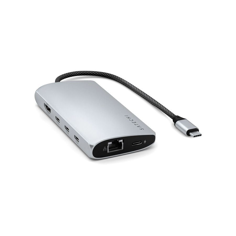 Переходник USB C(M) Satechi Multi-Port Adapter 8K V3 (ST-P8KES) - аренда профессионального оборудования