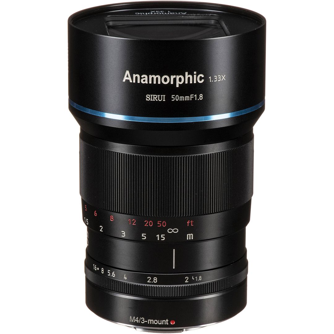 Sirui 50 F1.8 Anamorphic 1.33x Lens (MFT) - аренда профессионального оборудования